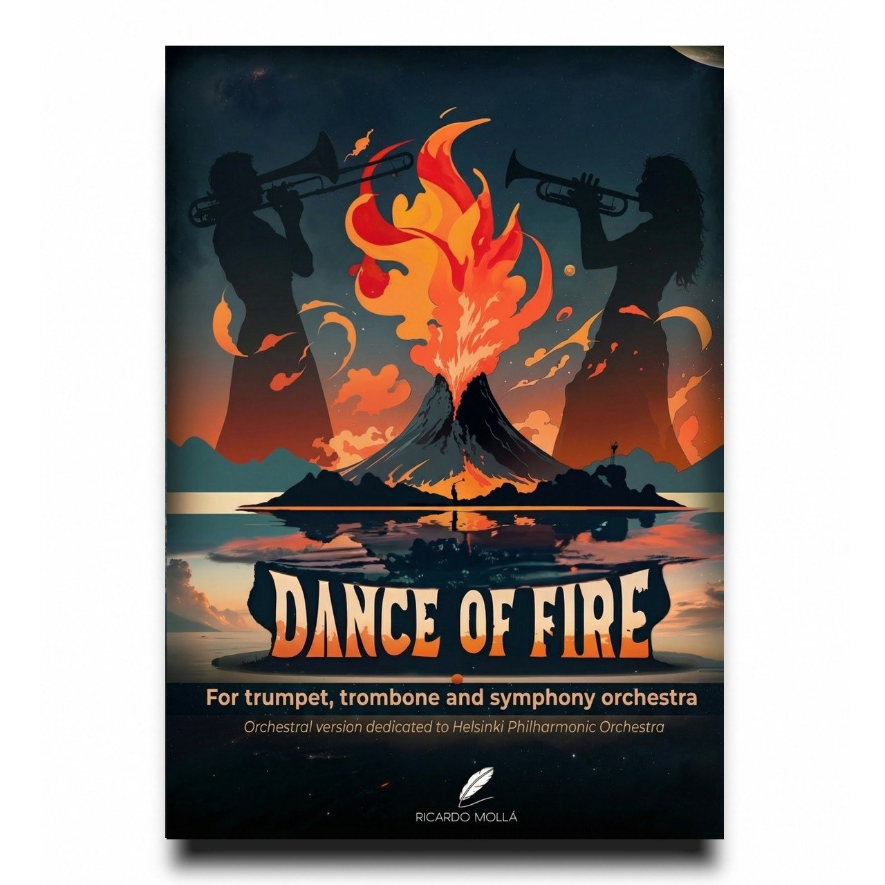 Dance of Fire for trumpet trombone and orchestra_Cover Web