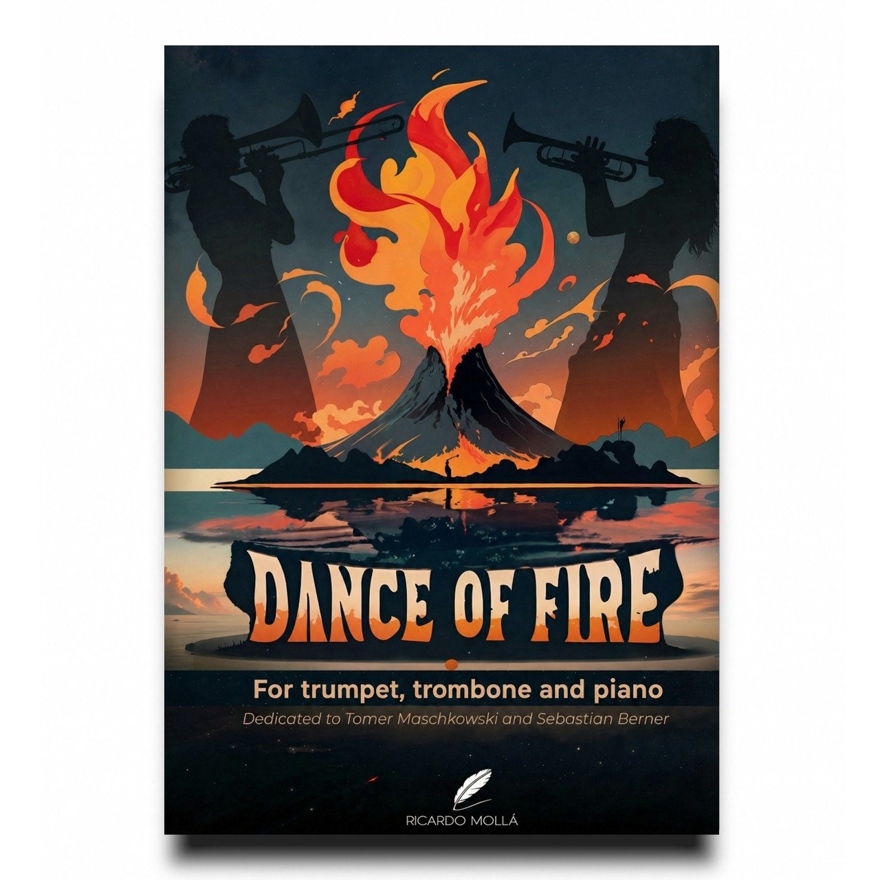 Dance of Fire for trumpet trombone and piano_Cover Web